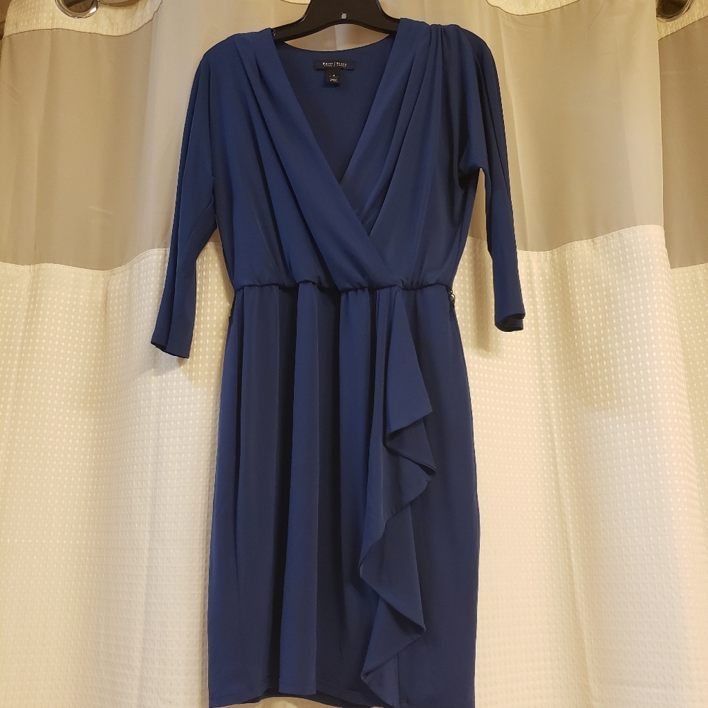 White house Black market silk dress
